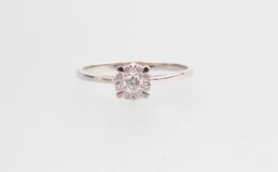 Brillant Ring zus. ca. 0,20 ct - Klenoty a Hodinky