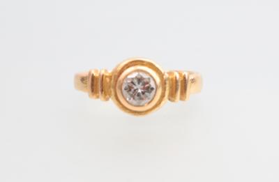 Brillant Solitär ca. 0,35 ct - Jewellery and watches