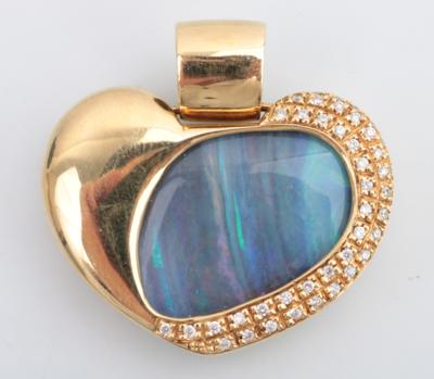 Brillant Opal Anhänger - Schmuck und Uhren