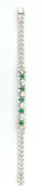 Brillant Smaragd Armband - Klenoty a Hodinky