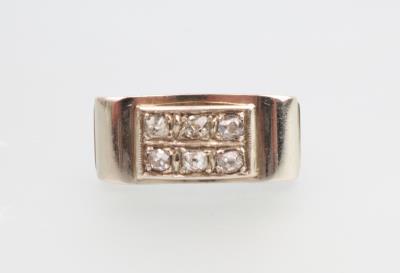 Diamantring zus. ca. 0,35 ct - Klenoty a Hodinky