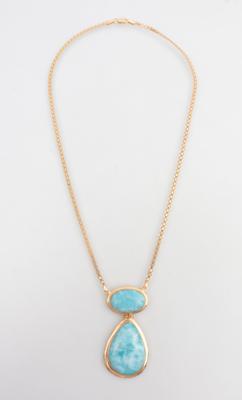 Larimar Collier - Schmuck und Uhren