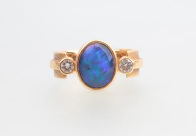 Opal Brillant Ring - Schmuck und Uhren