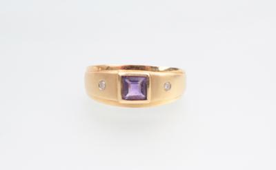 Amethyst Brillant Ring - Jewellery and watches