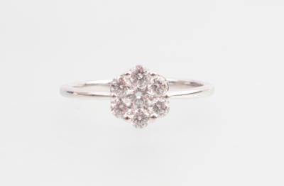 Brillant Ring zus. 0,48 ct - Klenoty a Hodinky