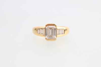 Diamantring zus. ca. 1,57 ct - Schmuck und Uhren