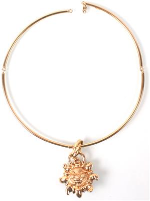 Anhänger an Collier Gold 750 - Kunst, Antiquitäten und Schmuck