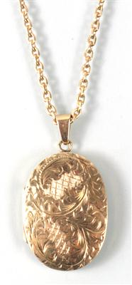 Medaillon an Halskette - Um?ní, starožitnosti, šperky