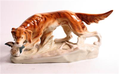 Jagdhund mit Beute - Arte, antiquariato e gioielli