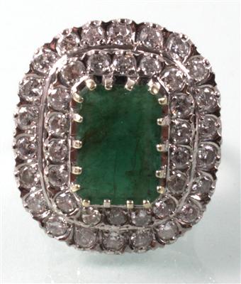 Smaragdring - Antiques, art and jewellery