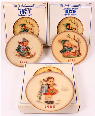 3 Hummel Wandteller - Arte, antiquariato e gioielli