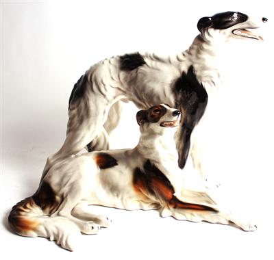 Paar Windhunde - Arte, antiquariato e gioielli