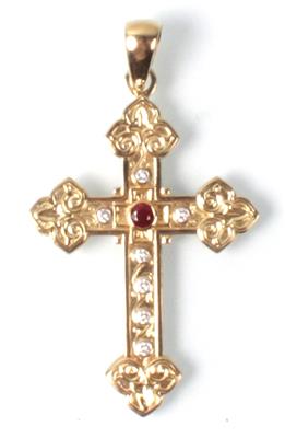 Brillantkreuz - Antiques, art and jewellery