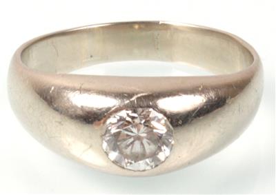 Brillantsolitär-Ring - Antiques, art and jewellery