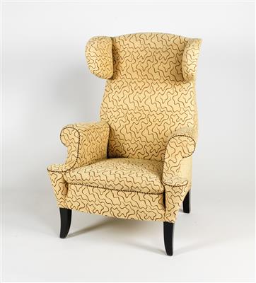 Art-Deco Ohrenfauteuil, um 1930 - Um?ní, starožitnosti, šperky