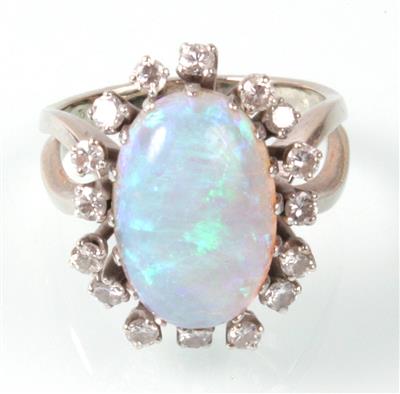 Opal Damenring - Antiques, art and jewellery