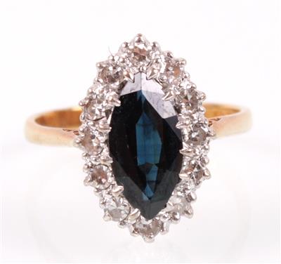 Diamantdamenring, - Antiques, art and jewellery