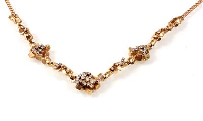 Brillantcollier zus. ca. 2,00 ct - Kunst, Antiquitäten und Schmuck