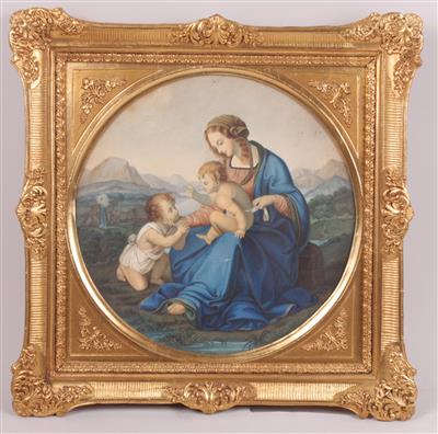 Madonna mit Johannes und dem Jesusknaben - Antiques, art and jewellery