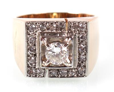 Brillant-Diamantring - Arte, antiquariato e gioielli