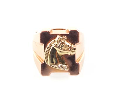 Ring "Pferdekopf" - Antiques, art and jewellery