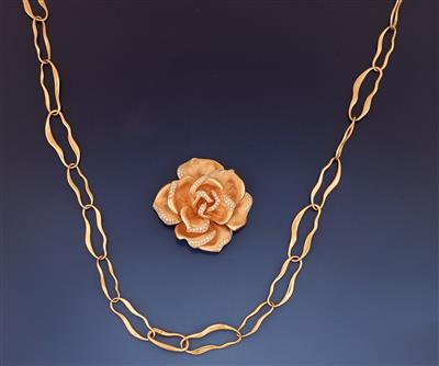 Anhänger/Brosche an Collier - Online Auktion Kunst, Antiquitäten und Schmuck