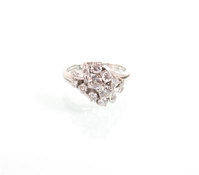 Brillant-Diamantdamenring - Antiques, art and jewellery