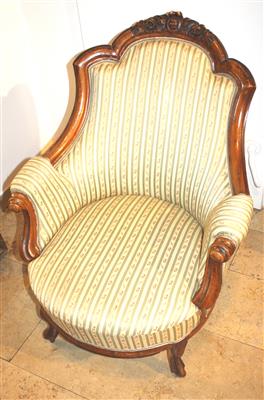 Fauteuil um 1870/80 - Umění, starožitnosti, šperky