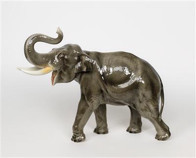 Tierfigur "Indischer Elefant" - Umění, starožitnosti, šperky