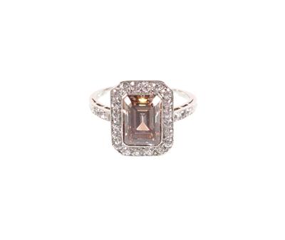 Diamantdamenring zus. ca. 2,60 ct - online auction Kunst, Antiquitäten und Schmuck