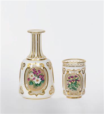 Biedermeier-Stulpflasche um 1830 - Kunst, Antiquitäten und Schmuck