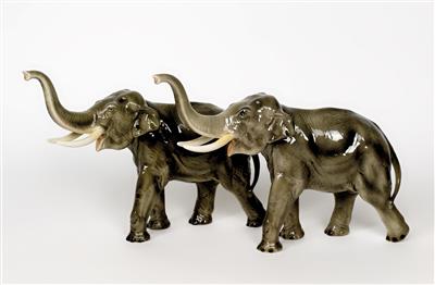 Elefantenpaar - Kunst, Antiquitäten und Schmuck