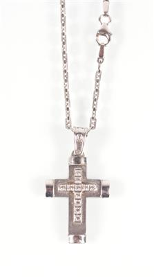 Kreuz an Fassonhalskette - Arte, antiquariato e gioielli