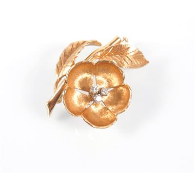 Brillantblütenbrosche - Umění, starožitnosti, šperky