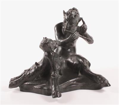 Aufmerksamer, kleiner Faun - Art and Crafts 1900-1950