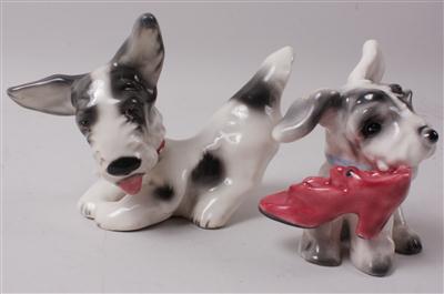 2 Hundefiguren - Art up to 300€