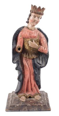 Heiligenfigur ohne Attribute - Umění, starožitnosti, šperky