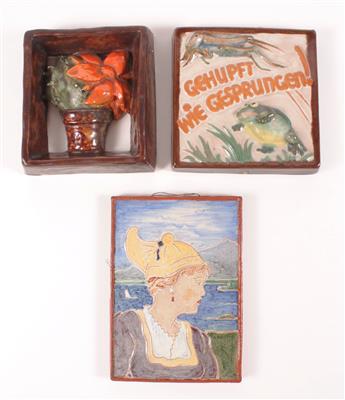 3 Wandreliefs - Kunst, Antiquitäten und Schmuck