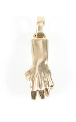 Anhänger "Hand" - Arte, antiquariato e gioielli