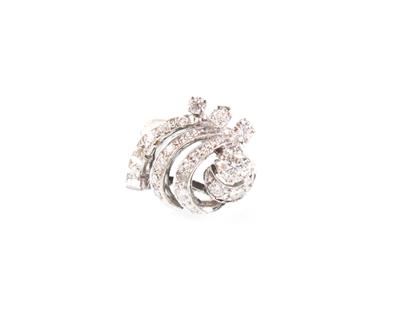 Brillant Diamant Ring zus. ca.1 ct - Antiques, art and jewellery