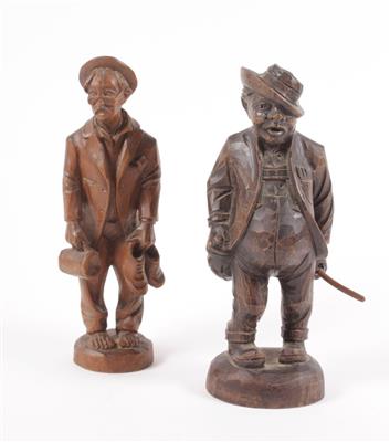 2 humoristische Figuren - Antiques and art