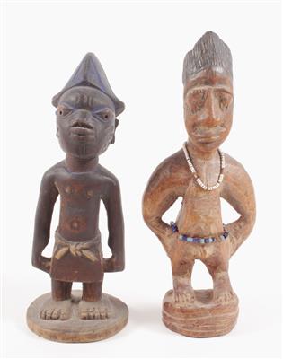 2 Stammesfiguren - Antiques, art and jewellery