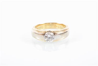 Brillantring ca. 1 ct - Antiques, art and jewellery