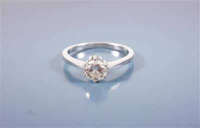 Solitäring 0,80 ct - Antiques, art and jewellery