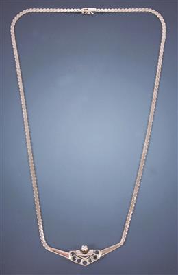 Brillant Saphircollier - Arte, antiquariato e gioielli