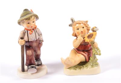 2 Hummelfiguren - Antiques, art, toys and jewellery