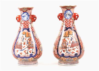 Asiatisches Vasenpaar - Kunst, Antiquitäten, Spielzeug und Schmuck
