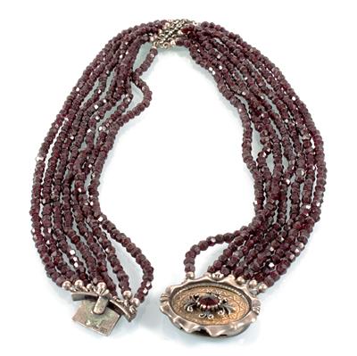 Granat-Trachtenkropfkette - Antiques, art and jewellery