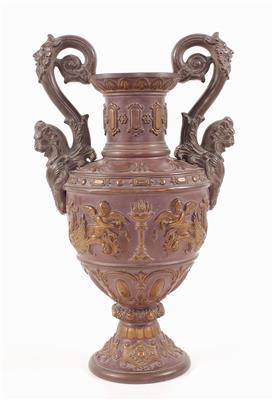 Historismus Henkelvase um 1880 - Umění, starožitnosti, šperky