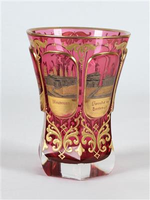 Spätbiedermeier Sockelbecher - Antiques, art and jewellery